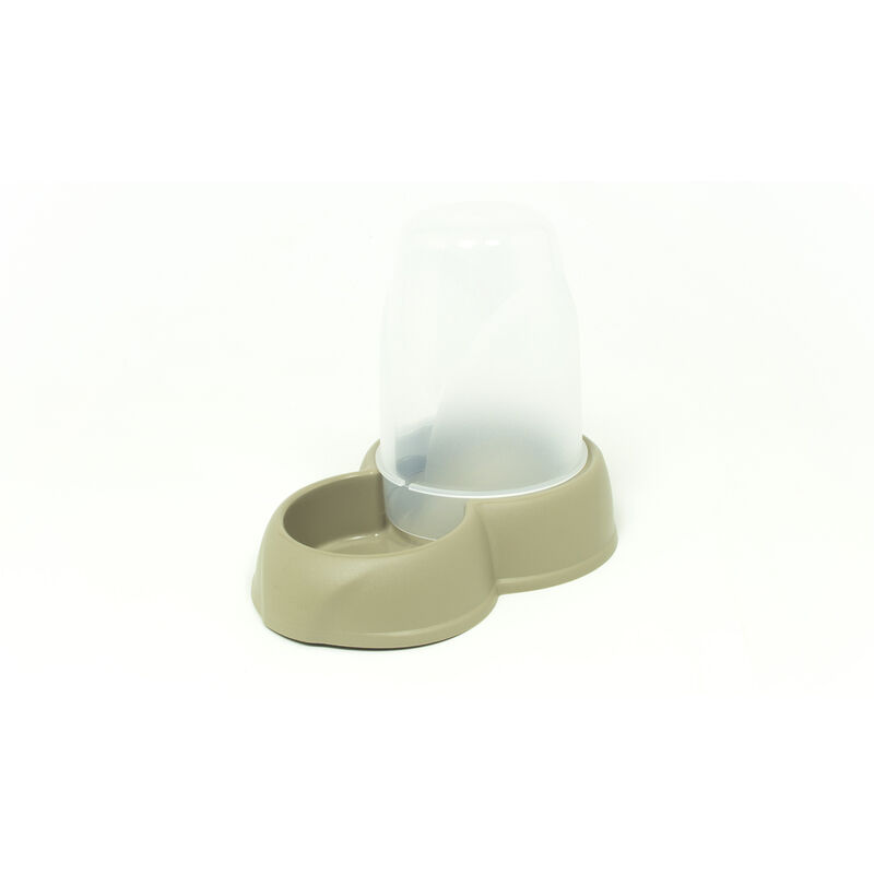 foto del prodotto dispenser cibo acqua 1,6l per animali modello 700084 colore beige