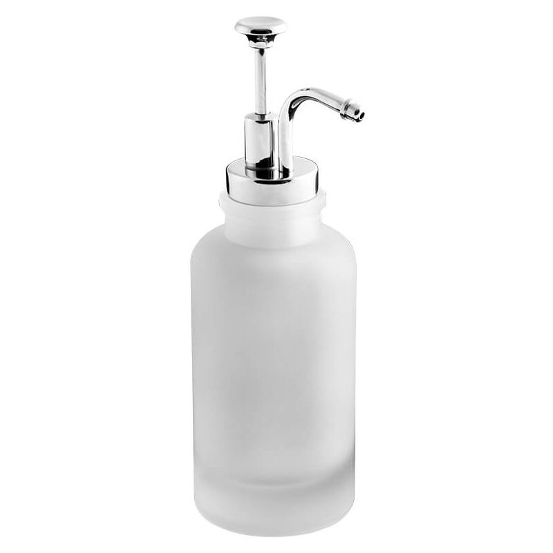 foto del prodotto dispenser da appoggio cipì serie pharmacy opalino in vetro satinato