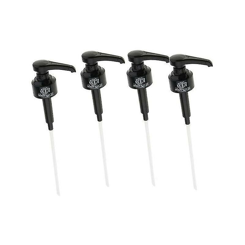 foto del prodotto dispenser di caff da 4 pezzi da 1 litro dispenser di liquido con pompa per sciroppo nero per sciroppo monin bottiglia di succo da 10 ml d
