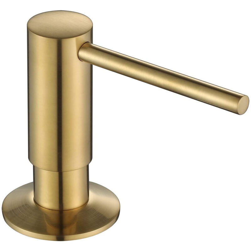 foto del prodotto dispenser di disinfettante per pompa di sapone dispenser di sapone liquido accessori per flaconi da 500 ml oro 