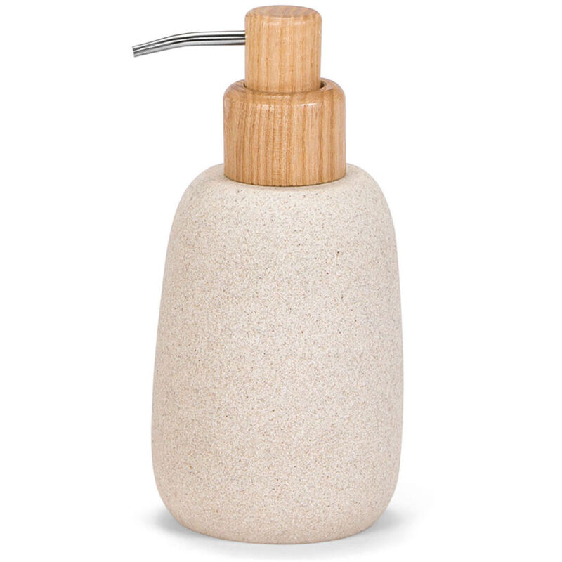 foto del prodotto dispenser di sapone andrea house 280 ml cenere arenaria 8 x 17 cm 