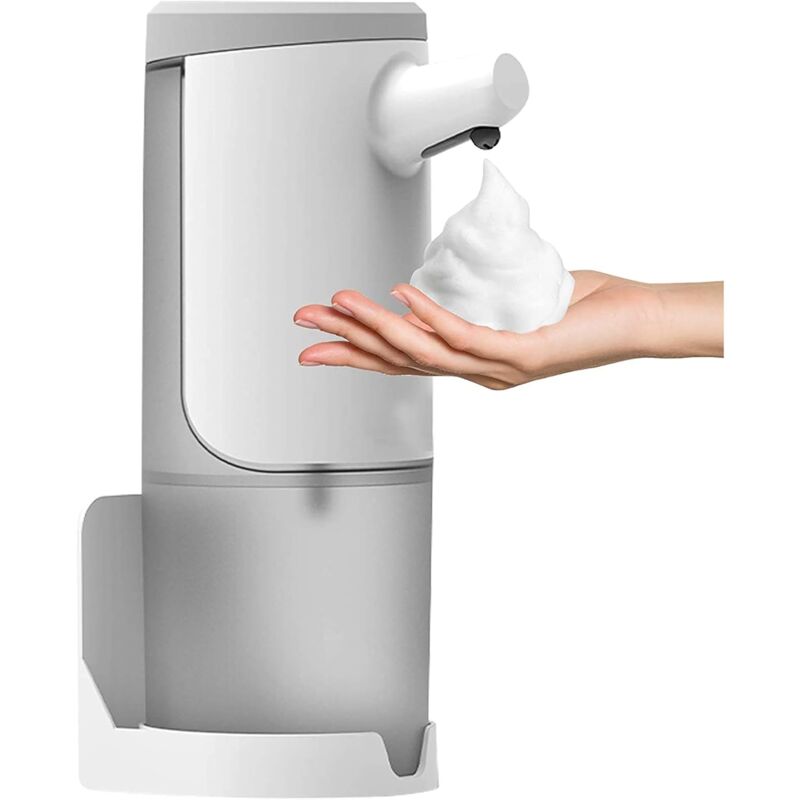 foto del prodotto dispenser di sapone automatico 450ml dispenser di disinfettante touchless dispenser di sapone liquido con sensore intelligente ricarica usb per