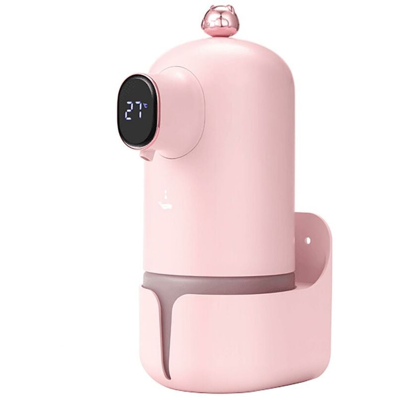 foto del prodotto dispenser di sapone automatico ricaricabile ipx5 impermeabile multiuso 300ml dispenser di sapone in schiuma con movimento a infrarossi senza contatto