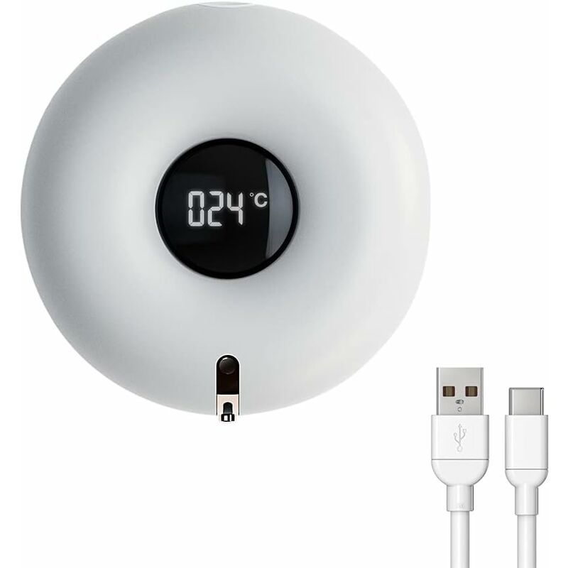 foto del prodotto dispenser di sapone automatico ricaricabile usb a parete dispenser di sapone schiumogeno touchless senza trapano dispenser di disinfettante
