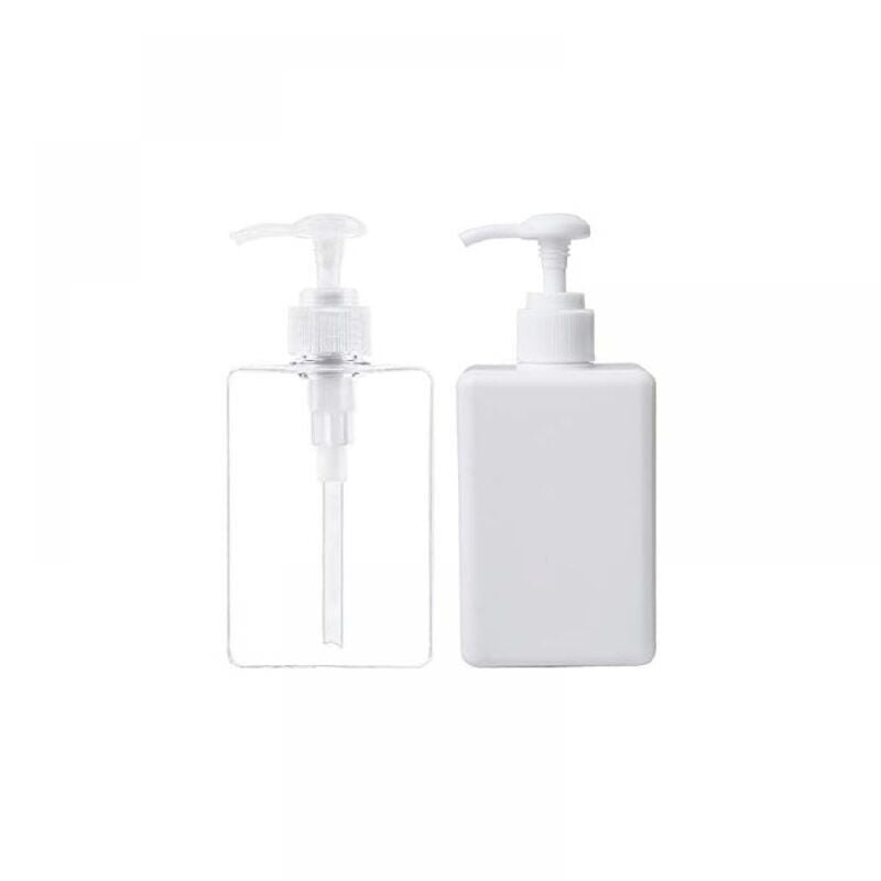 foto del prodotto dispenser di sapone da 280 ml, set di 2 flaconi di plastica vuoti con pompa per cucina e bagno