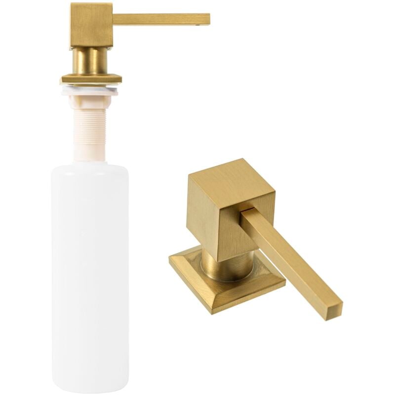 foto del prodotto dispenser di sapone gold brush square