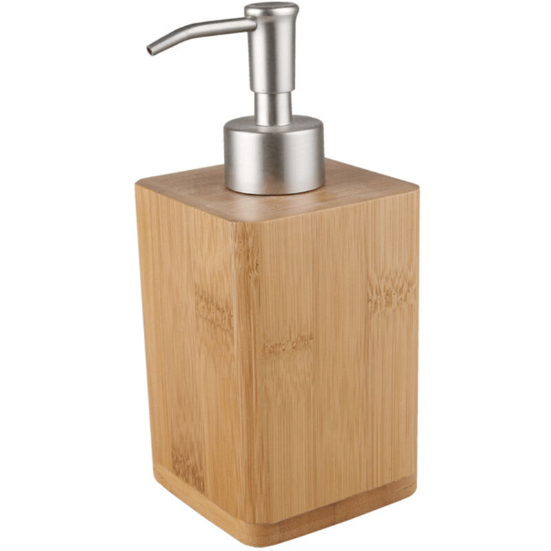 foto del prodotto dispenser di sapone in bamb latia, legno chiaro lat99 optima