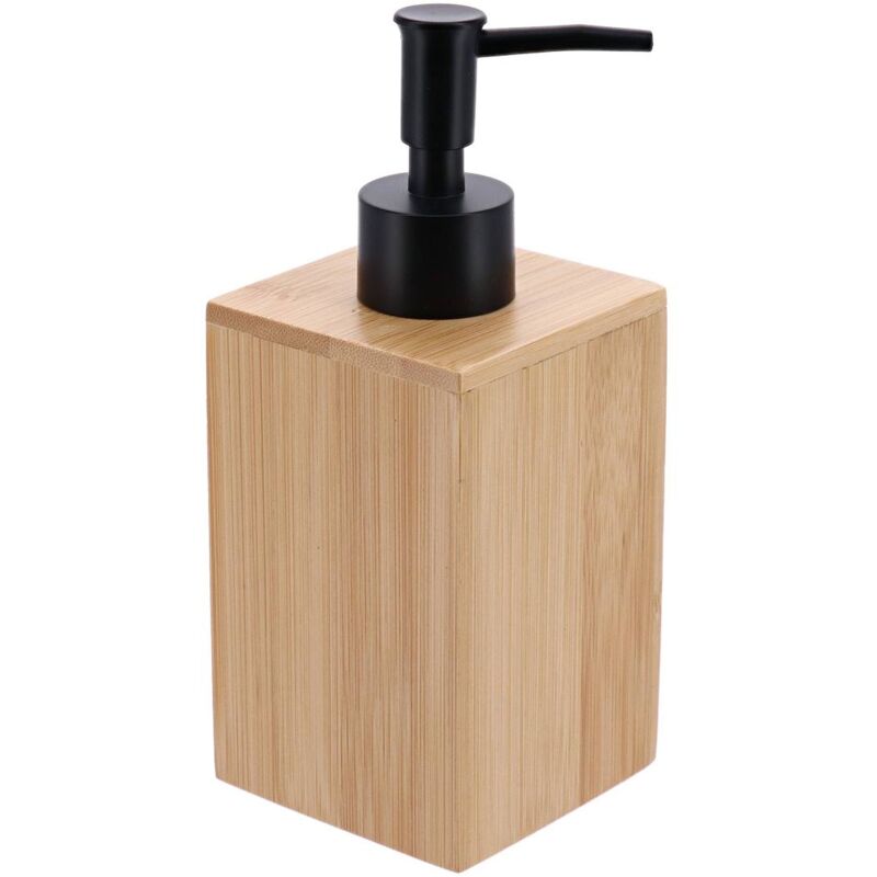 foto del prodotto dispenser di sapone in bamb nero a pompa 250 ml bamb tendance