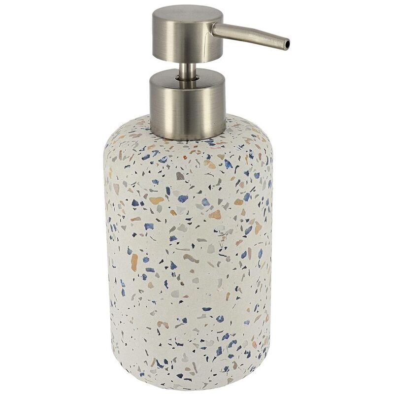 foto del prodotto dispenser di sapone in cemento 220ml terrazzo tendance