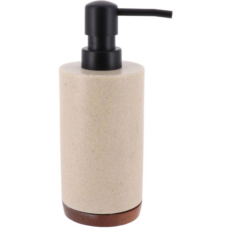 foto del prodotto dispenser di sapone in poliresina 200ml acacia naturale tendance