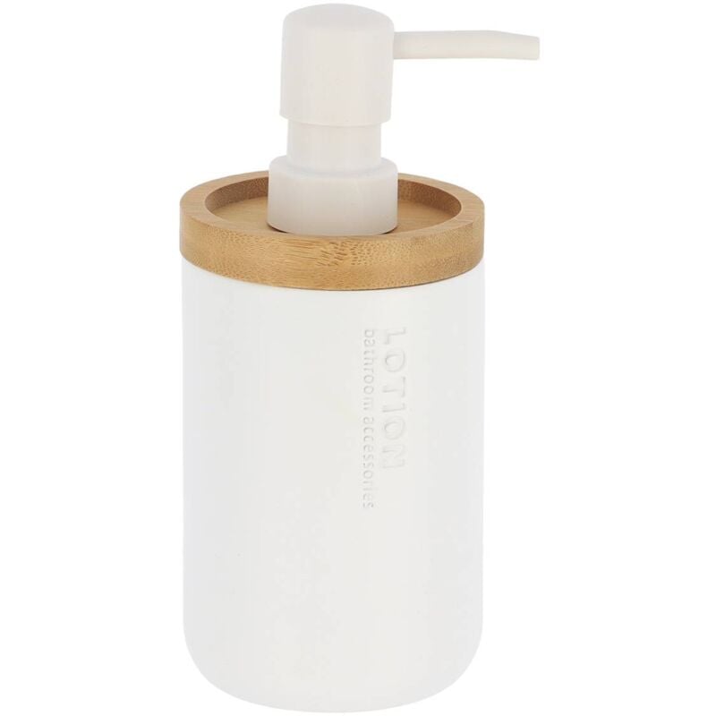 foto del prodotto dispenser di sapone in poliresina 280 ml bamb bianco tendance