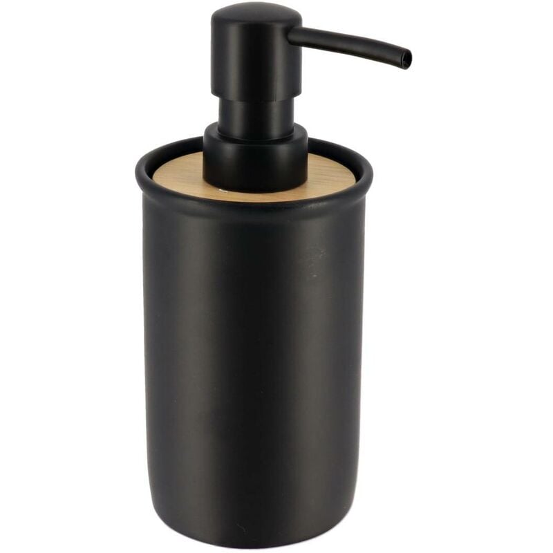 foto del prodotto dispenser di sapone in poliresina di bamb 260 ml nero tendance