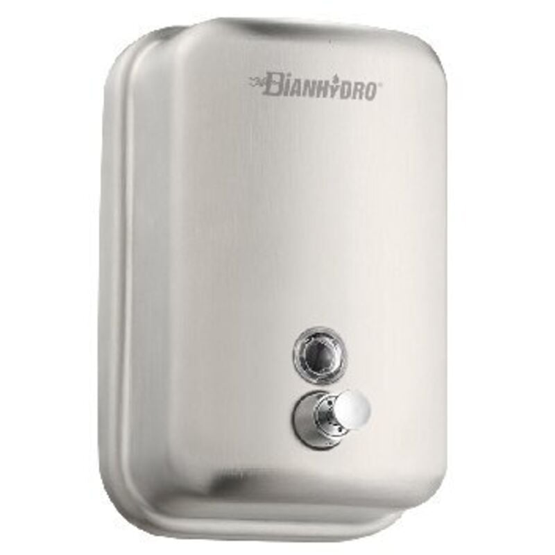 foto del prodotto dispenser di sapone liquido a parete in acciaio lt 1,00 - h. 202 mm