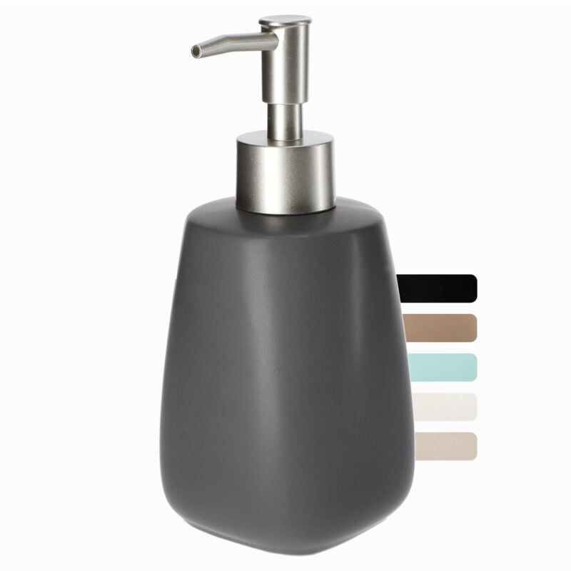 foto del prodotto dispenser di sapone liquido portasapone in ceramica 400 ml kadax