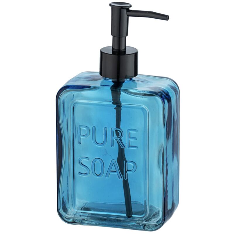 foto del prodotto dispenser di sapone pure soap, blu, 0,55 l wenko