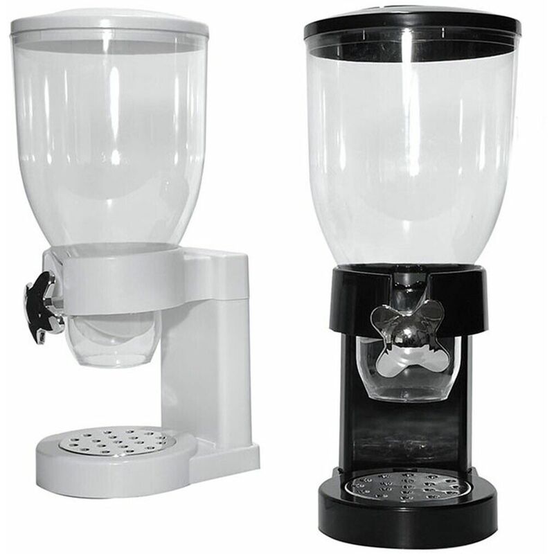 foto del prodotto dispenser distributore dosatore erogatore di cereali corn flakes per colazione d colorigenerali nero
