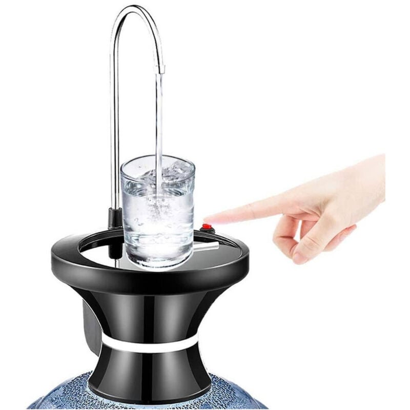 foto del prodotto dispenser erogatore d'acqua rubinetto con base per boccioni ricaricabile usb - - trade shop traesio