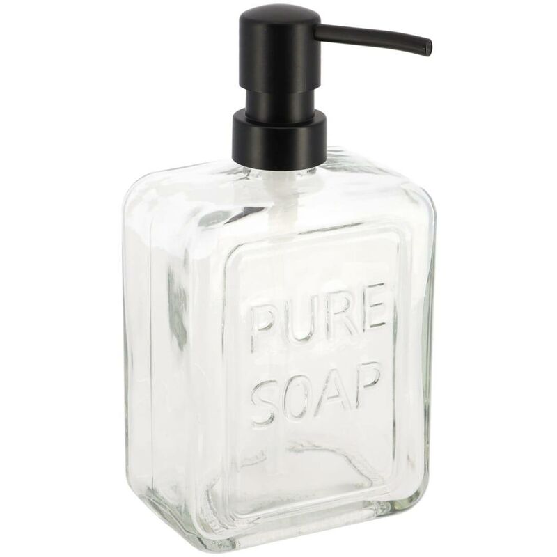 foto del prodotto dispenser in vetro per sapone puro 550 ml trasparente tendance