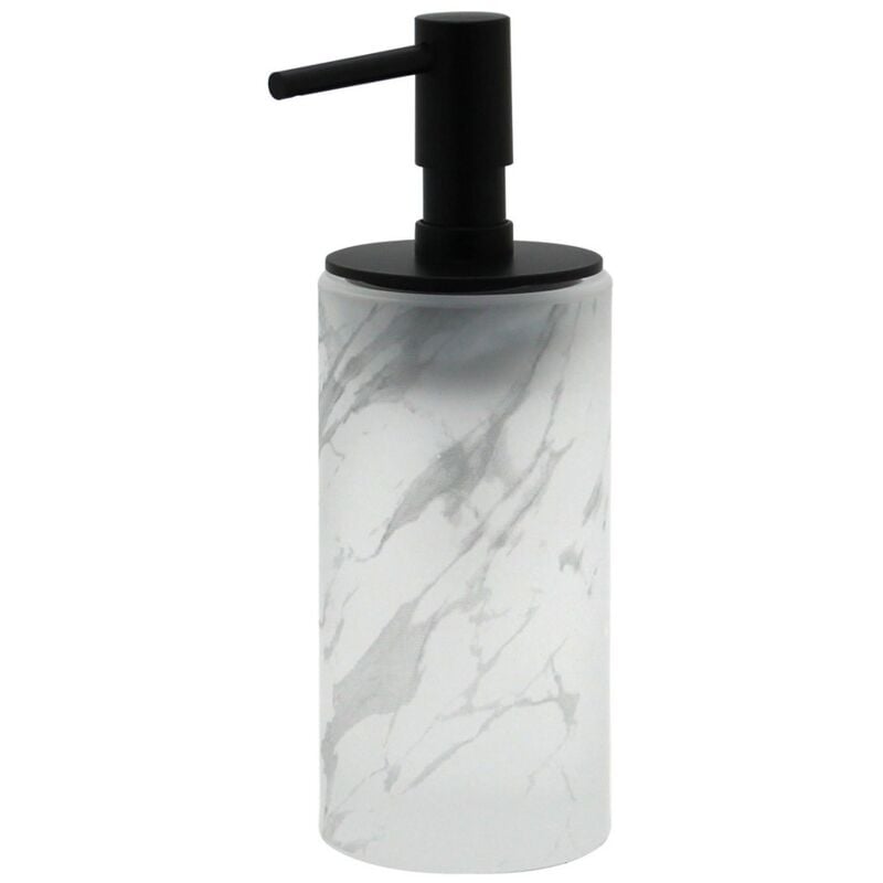 foto del prodotto dispenser in vetro satinato serie marble