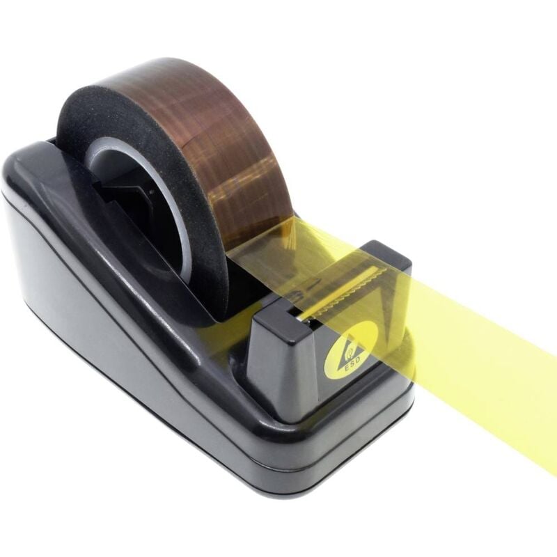 foto del prodotto dispenser nastro adesivo esd 1 pz. nero quadrios