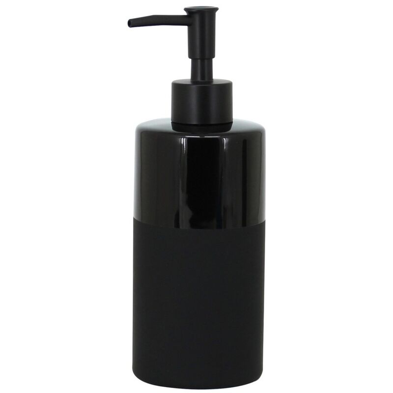 foto del prodotto dispenser nero in ceramica serie black