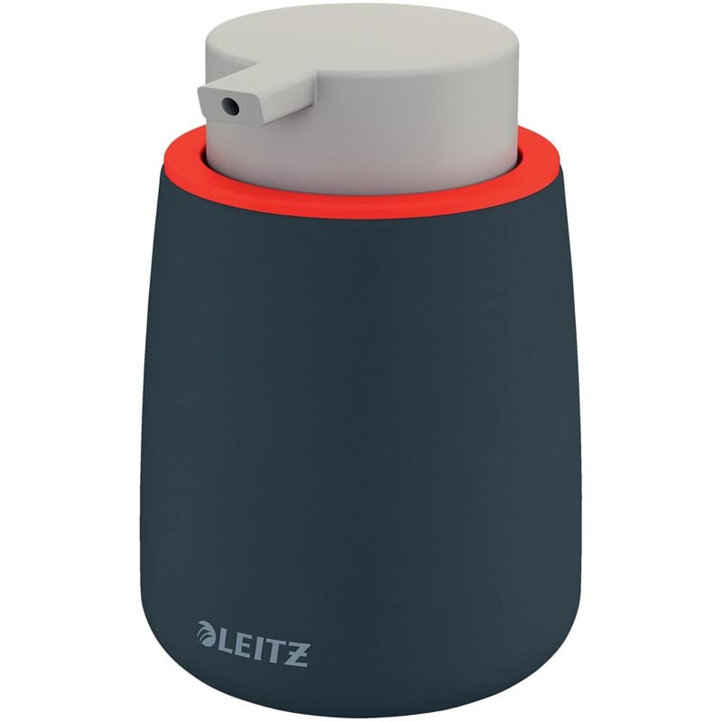 foto del prodotto dispenser per gel disinfettante e sapone, gamma cosy, grigio velluto, 54040089 leitz