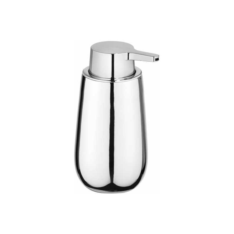 foto del prodotto dispenser per sapone liquido badi, capacit 320 ml, ceramica, 9,5x16x8 cm, cromato wenko