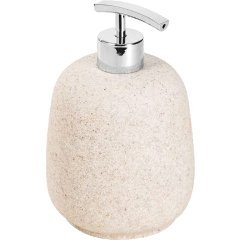 foto del prodotto dispenser portasapone da appoggio sabbia in poliresina per bagno mod. afra