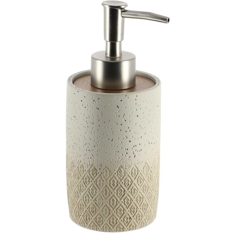 foto del prodotto dispenser profondo in poliresina 265 ml acacia naturale tendance