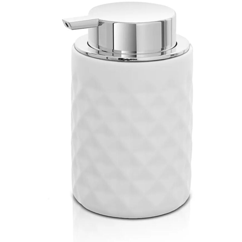 foto del prodotto dispenser sapone bianco da appoggio in ceramica cristal
