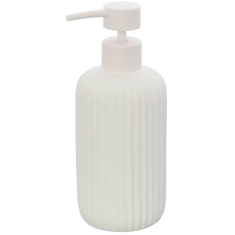 foto del prodotto dispenser sapone bianco in ceramica soft touch capienza 330 ml spring