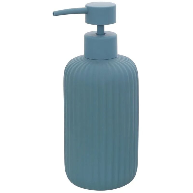 foto del prodotto dispenser sapone blu in ceramica soft touch capienza 330 ml spring