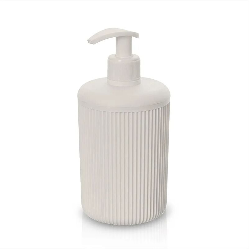 foto del prodotto dispenser sapone da appoggio beige in plastica ring