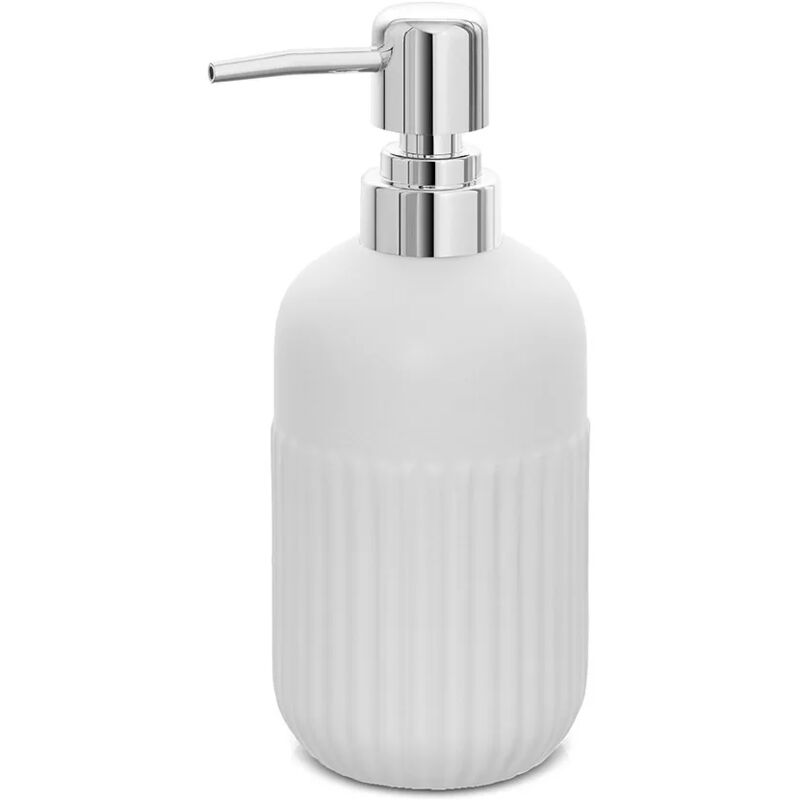 foto del prodotto dispenser sapone da appoggio bianco in ceramica cup