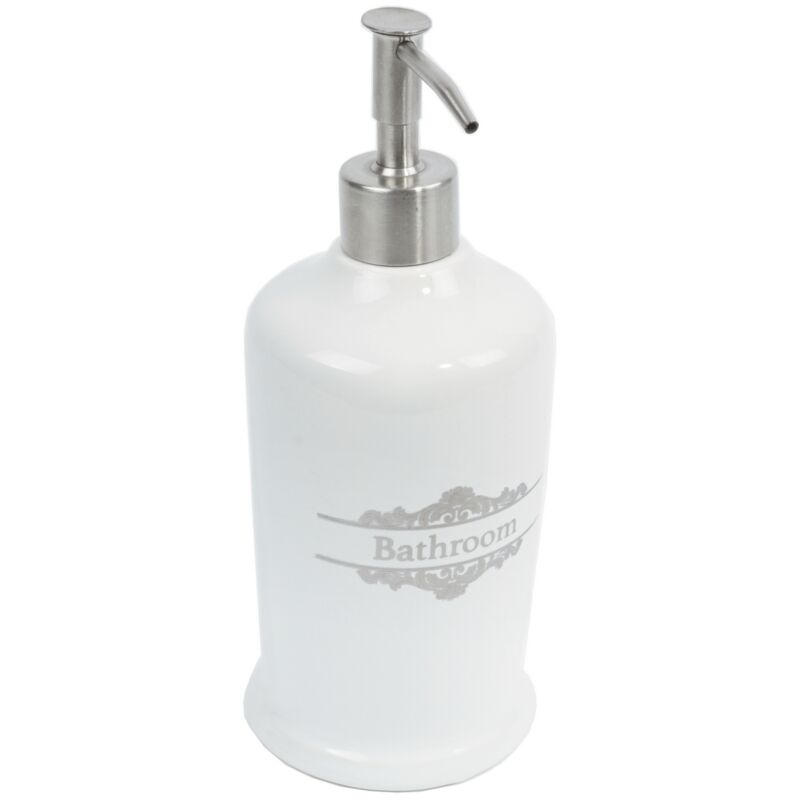 foto del prodotto dispenser sapone da appoggio bianco in porcellana mod. vittoria metaform