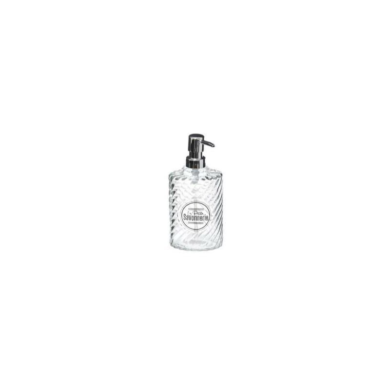 foto del prodotto dispenser sapone distri 400ml in vetro trasparente