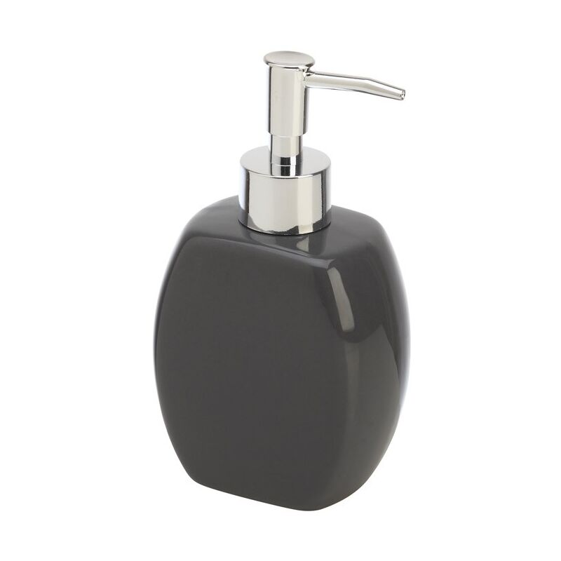 foto del prodotto dispenser sapone in ceramica grigio