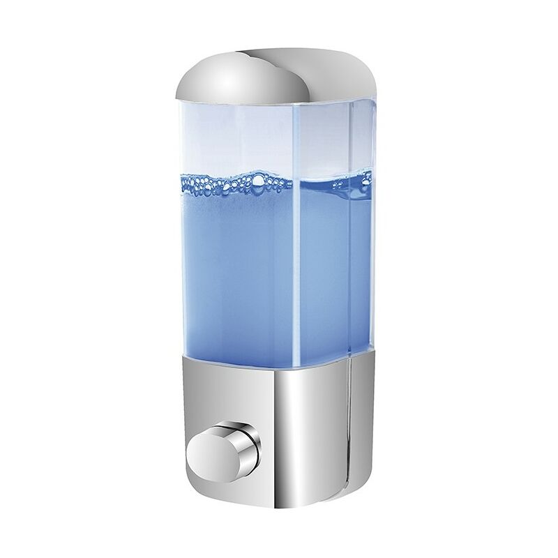 foto del prodotto dispenser sapone liquido a muro con inserti cromo 500ml
