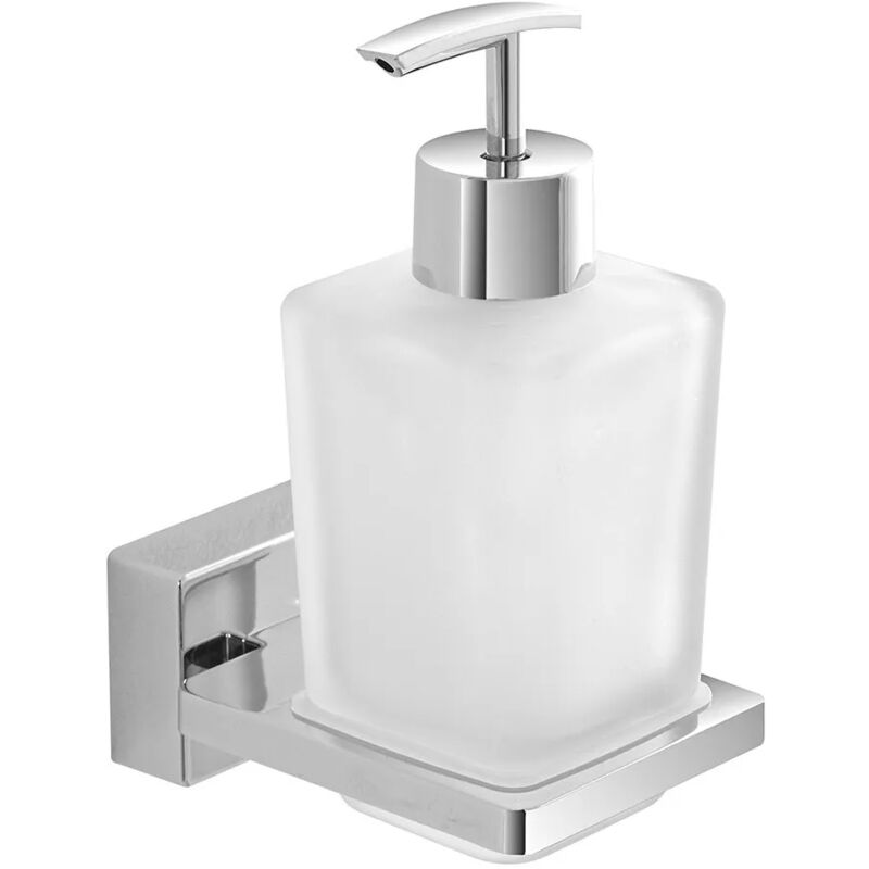 foto del prodotto dispenser sapone liquido a muro in acciaio cromo linea velvet
