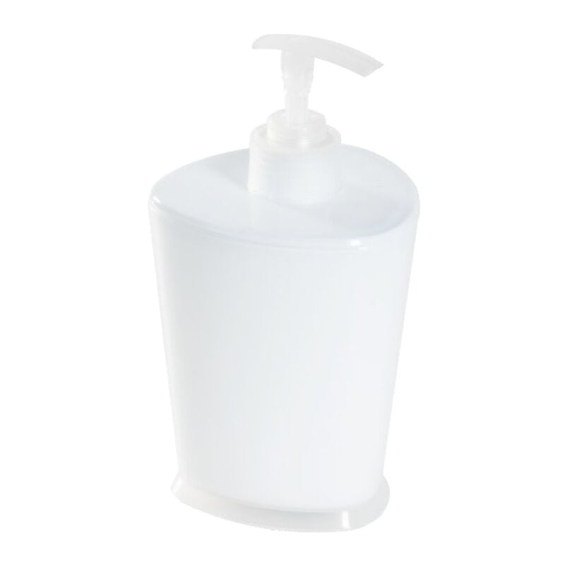 foto del prodotto dispenser sapone liquido bagno colorato in plastica semplice moderno ra metaform colore bianco