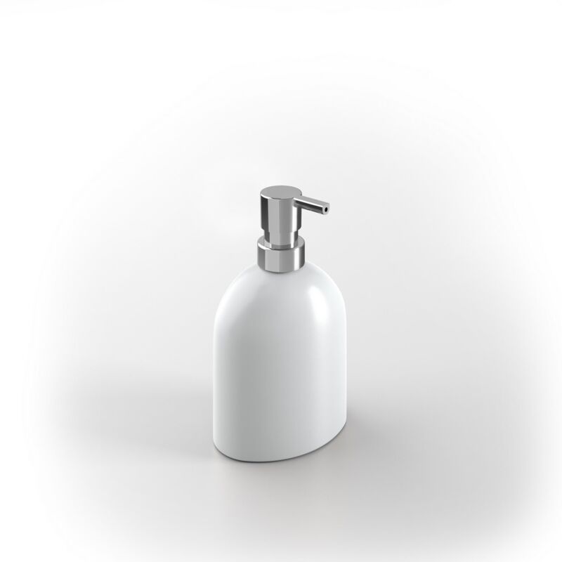 foto del prodotto dispenser sapone liquido da appoggio bianco mod. bird