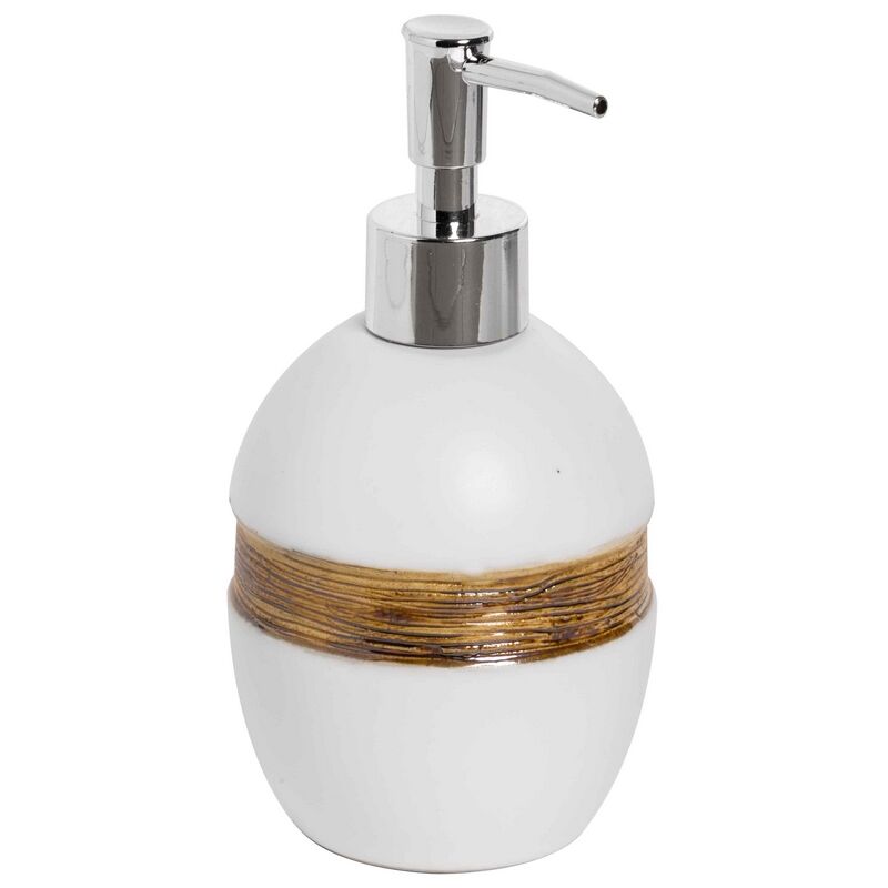 foto del prodotto dispenser sapone liquido da appoggio bianco mod. maya