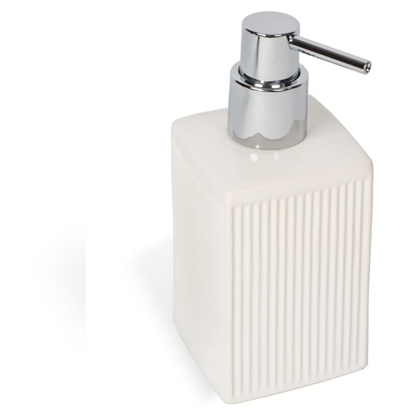 foto del prodotto dispenser sapone liquido da appoggio bianco mod. zoe