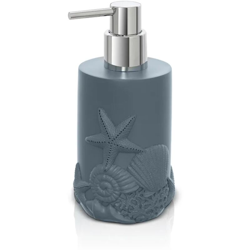 foto del prodotto dispenser sapone liquido da appoggio in resina turchese cobalto coral