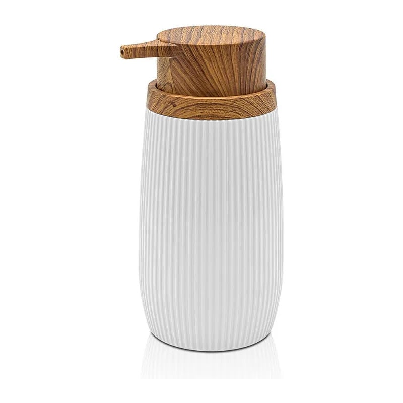 foto del prodotto dispenser sapone london bianco legno