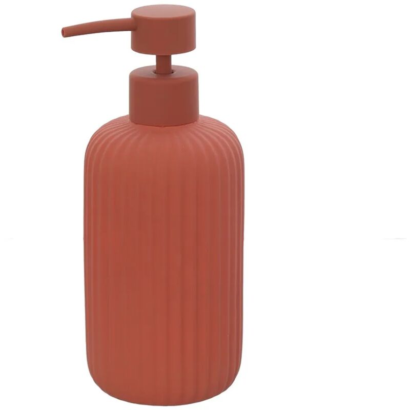 foto del prodotto dispenser sapone rosso in ceramica soft touch capienza 330 ml spring