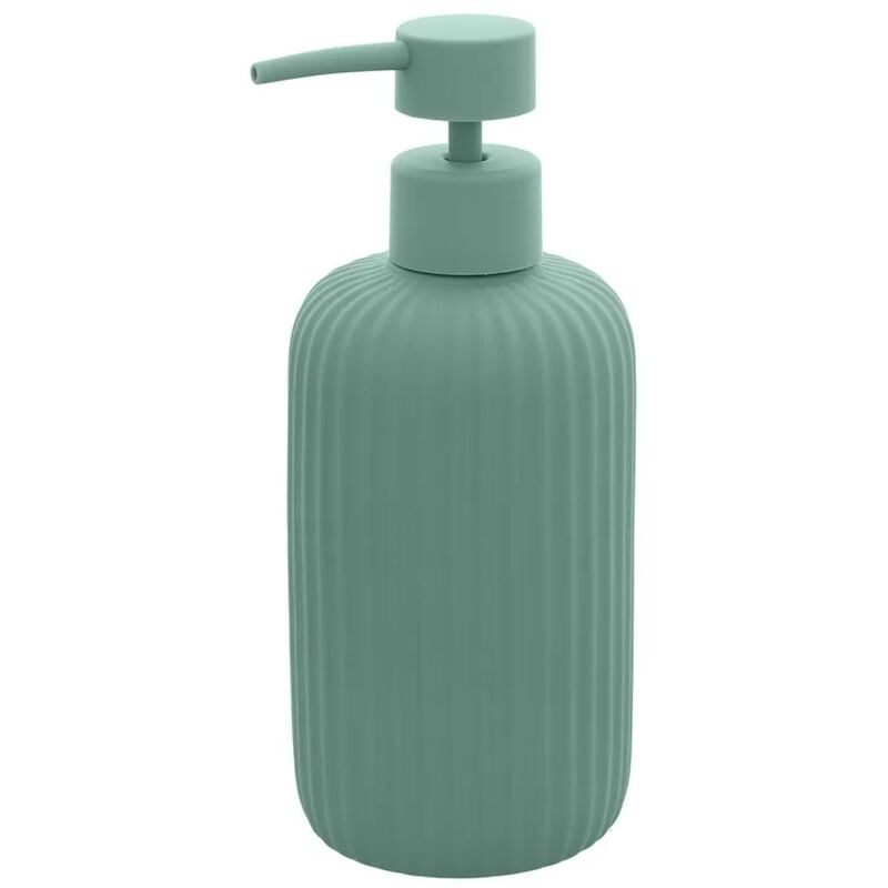 foto del prodotto dispenser sapone verde in ceramica soft touch capienza 330 ml spring
