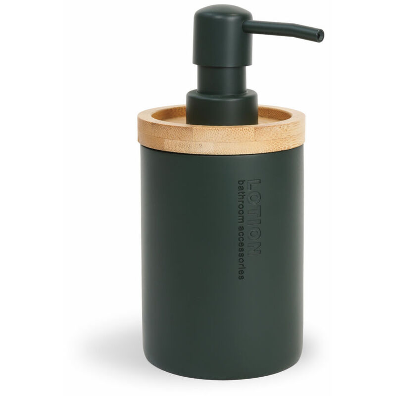 foto del prodotto dispenser verde in bamb accessori bagno annika