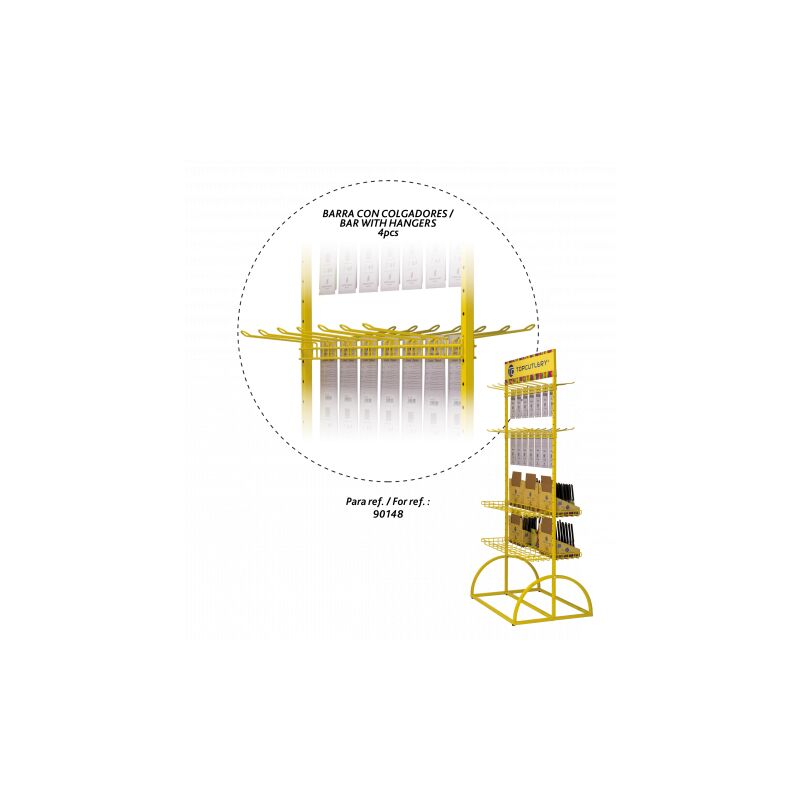 foto del prodotto display accessorio 90149 4 ganci top culery