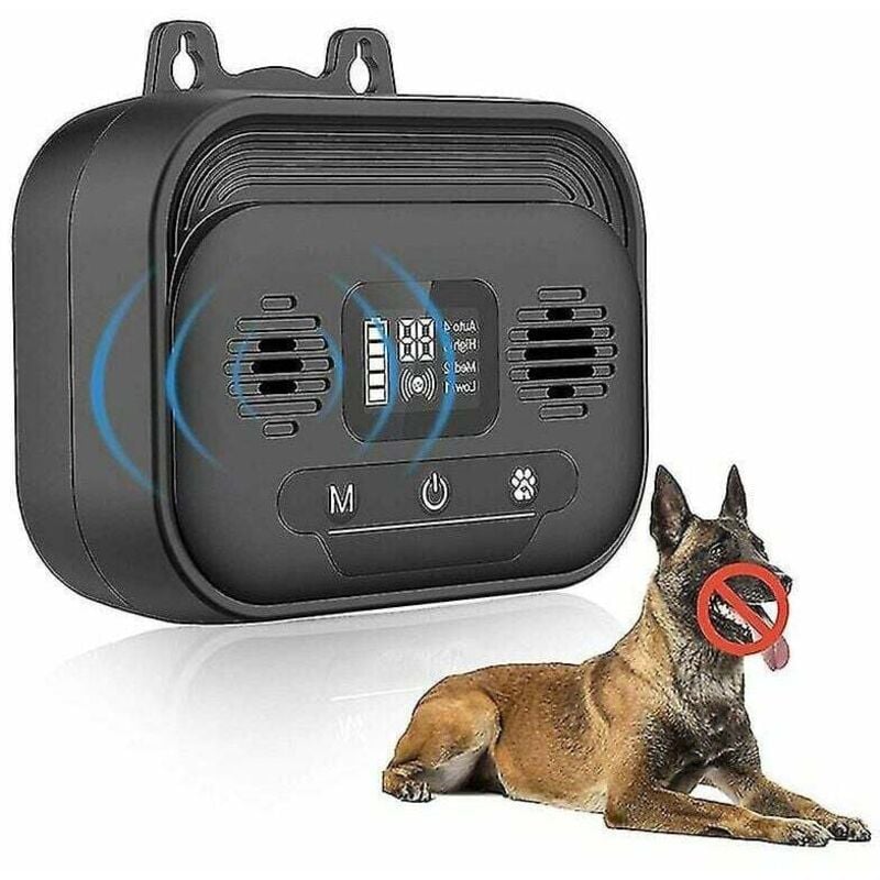 foto del prodotto dispositivo antiabbaio per cani efficace da 50 piedi deterrenti antiabbaio sonico per cani antiabbaio per esterni
